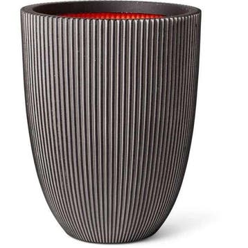 Elegante lage vaas - CAPI EUROPE - GROOVE NL - 34 x 46 cm..., Tuin en Terras, Verzenden, Nieuw, Overige typen