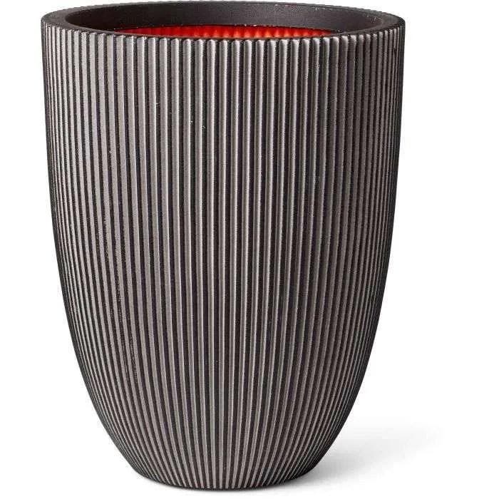 Elegante lage vaas - CAPI EUROPE - GROOVE NL - 34 x 46 cm..., Tuin en Terras, Zwembad-toebehoren, Overige typen, Nieuw, Verzenden