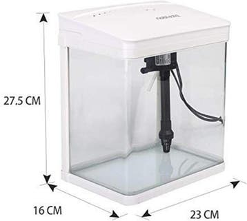 Aquarium Kit - 23x16x27.5 cm - 7L - Wit - Nobleza, Verzenden, Zo goed als nieuw