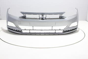 Voorbumper Volkswagen Polo 2G REFLEXSILVER (LA7W), Nieuw, Ophalen of Verzenden, Bumper, Volkswagen