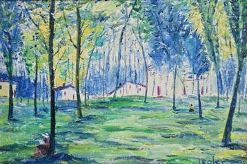 Josep Soler (1941) - Luz en la arboleda
