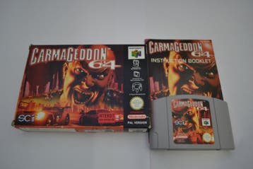 Carmageddon 64 (N64 EUR CIB), Verzenden, Zo goed als nieuw
