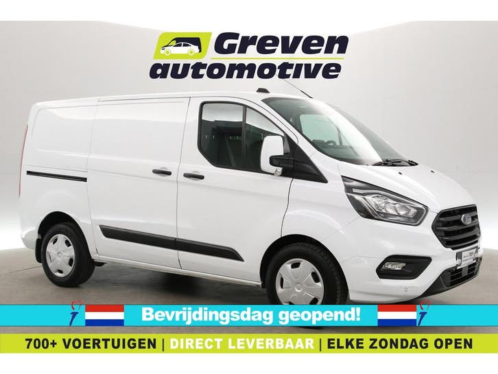 Ford Transit Custom 2.0 EcoBlue L1H1  Aut.  Airco  Cruise, Auto's, Bestelauto's, Te koop, Automaat, Diesel, Wit, Ford, Verzenden