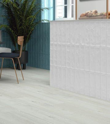 Wandtegel Navale Mayo Blanco Wit Glans 7,5x30 (Muurtegels), Nieuw, 20 tot 40 cm, 10 m² of meer, Wandtegels