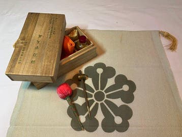 Schede - Antiek Onderhoudsset voor Katana en andere Japanse