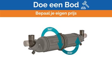 Bieden: Vetus NLPH75 exhaust waterlock | muffler, Ophalen of Verzenden, Nieuw, Motor en Techniek, Zeilboot of Motorboot