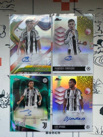 2025/26 Topps Finest Francisco Conceição Gesigneerde kaart,, Verzamelen, Nieuw