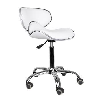 Salonkruk Gabbiano Q-4599 Wit – Met Rugleuning – Verstelbare, Ophalen of Verzenden, Nieuw