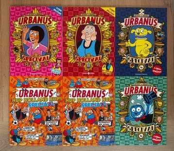 Urbanus 11 t/m 15 - Urbanus Speciaal - opdrachttekeningen -, Nieuw