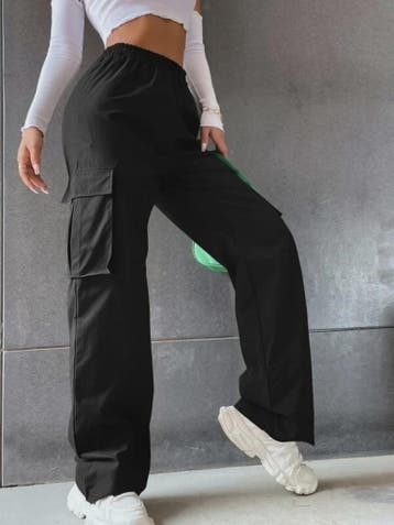 Y2K Cargo Broek Dames - Baggy Fit met Elastische Taille en R, Verzenden, Nieuw