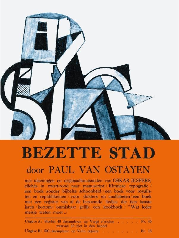 Bezette Stad | Paul van Ostaijen, Boeken, Overige Boeken, Nieuw, Ophalen of Verzenden