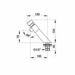 Zelfsluitende Wastafelkraan Koud 15 Sec, Ophalen of Verzenden, Nieuw
