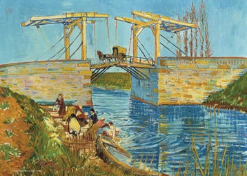 Puzzelman Brug te Arles - Vincent v van €17,99 voor €16,19, Ophalen of Verzenden, Nieuw