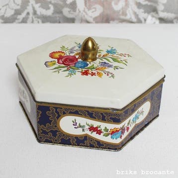oude blikken / koektrommels - vintage - brocante, Verzenden, Gebruikt, Overige, Overige merken