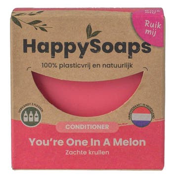 HappySoaps – Conditioner Bar Youre One in A Melon – 65 gr, Verzenden, Nieuw
