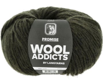WoolAddicts Promise - 218 Donkergroen - Chunky / Dik Merin, Ophalen of Verzenden, Nieuw