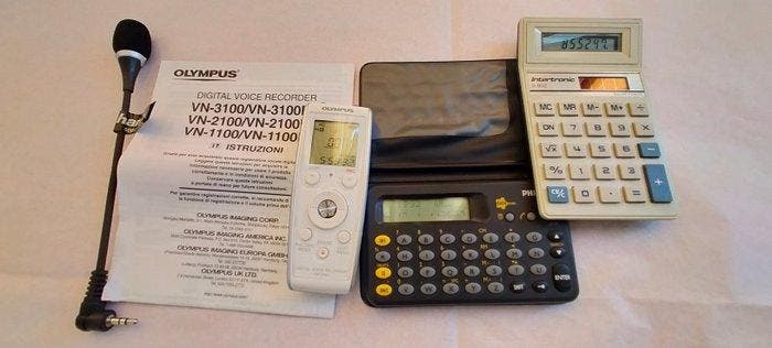 Olympus, Philips - VN-2100 Geluidsrecorder - Diverse, Spelcomputers en Games, Spelcomputers | Overige Accessoires