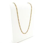8 Karaat Figaro schakelketting, Sieraden, Tassen en Uiterlijk, Kettingen, Ophalen of Verzenden, Gebruikt, Overige kleuren, Goud