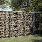 vidaXL Schanskorf 100x100x100 cm gegalvaniseerd ijzer, Tuin en Terras, Verzenden, Nieuw, Metaal