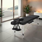 Massagetafel-set 2 zones met vulling, rolkussens en aluminiu, Sport en Fitness, Massageproducten, Verzenden, Nieuw