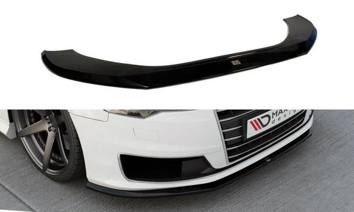 Voorspoiler Audi A6 C7 Carbon Look, Auto-onderdelen, Overige Auto-onderdelen, Ophalen of Verzenden