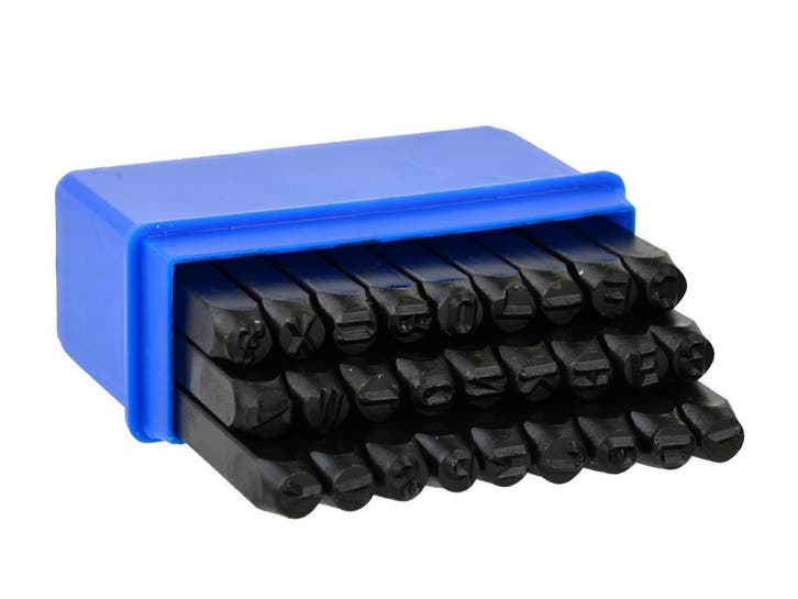 Slagletters 5mm - Gehele Alfabet - 27 Dlg - Slag Letters - G, Auto diversen, Autogereedschap, Nieuw, Ophalen of Verzenden