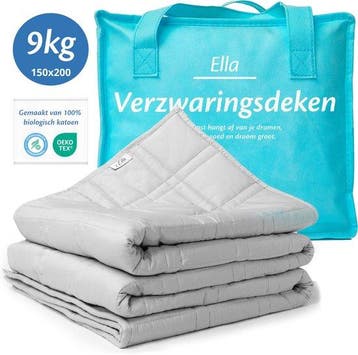 2dekans | Ella Verzwaringsdeken 9 kg - OEKO-TEX Katoen, Ophalen of Verzenden, Gebruikt
