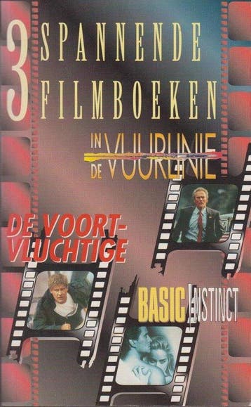 3 Spannende filmboeken; In de vuurlinie, De voortvluchtige,, Verzenden, Gelezen