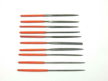 Naaldvijlen Set Mini 100mm - 10 st, Verzenden, Nieuw