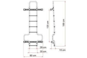 Fiamma Ladder Deluxe DJ Ducato Deep Black, Ophalen of Verzenden, Nieuw