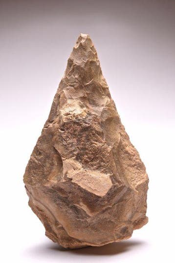 paleolithische biface jasper Handbijl