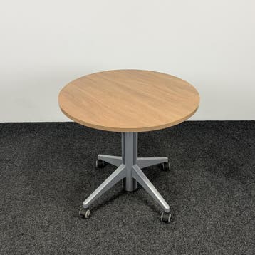 Verrijdbare Zit-Sta Tafel - Ø 80 cm, Huis en Inrichting, Tafels | Eettafels, Ophalen of Verzenden, Gebruikt