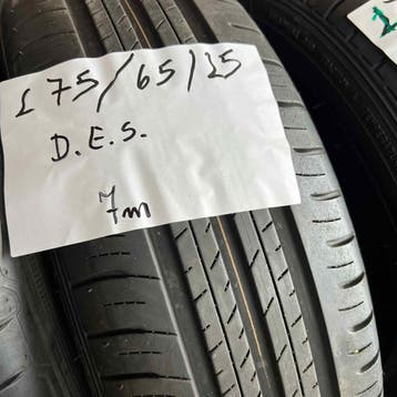 2 x Dunlop 175-65-15 Zomerbanden 7mm, Gebruikt, 15 inch, 175 mm, Ophalen of Verzenden