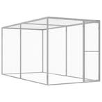 vidaXL Kattenkooi 3x1,5x1,5 m gegalvaniseerd staal, Dieren en Toebehoren, Knaagdieren en Konijnen | Hokken en Kooien, Verzenden