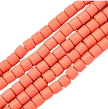 20 x handgemaakte polymeer klei kralen Tomato 6,5 x 6mm g..., Ophalen of Verzenden, Nieuw, Kraal
