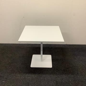 Twinform vierkante tafel, 80x80 cm, wit, Ophalen of Verzenden, Gebruikt, Bureau