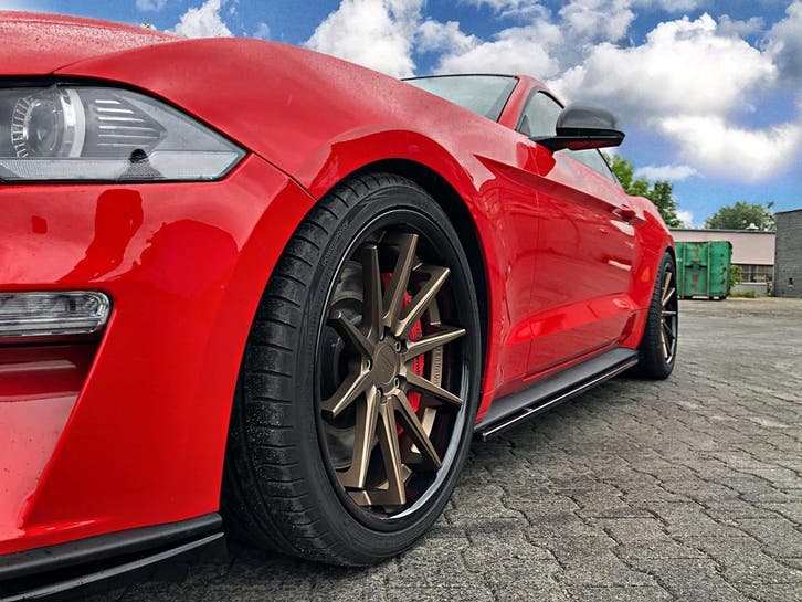 Side Skirts Diffusers Ford Mustang Mk. 6 Facelift, Auto-onderdelen, Carrosserie en Plaatwerk, Nieuw, Verzenden