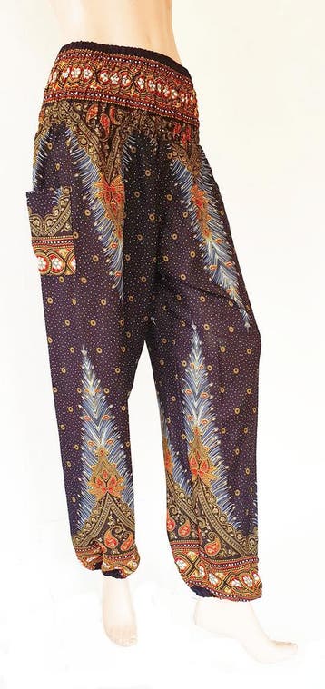 Harembroek Medium Pauw zwart, Kleding | Heren, Nieuw