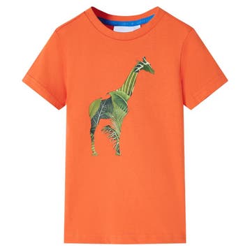 vidaXL Kindershirt 128 feloranje, Verzenden, Nieuw