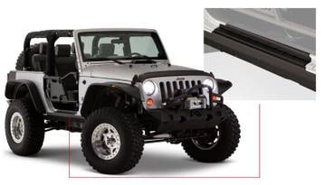 Bushwacker 07-18 Jeep Wrangler Trail Armor Rocker Panel and, Ophalen of Verzenden, Nieuw