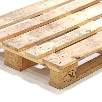 Gebruikte Houten pallets europallet 4-weg, Ophalen of Verzenden