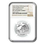 NOS Jeugdjournaal Vijfje 2021 Zilver Proof PF70, Verzenden