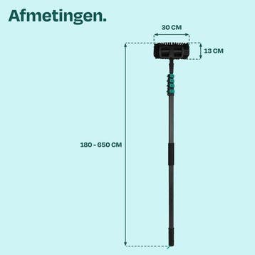 2dekans | VONROC PRO 3K Full Carbon Telescopische Wasborstel, Ophalen of Verzenden, Zo goed als nieuw