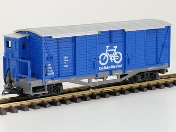 LGB 4163 ÖBB-Fahrradwagen (Goederenwagons Standaard), Gebruikt, Overige typen, Ophalen of Verzenden, LGB