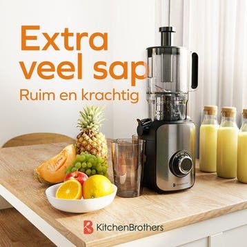2dekans | KitchenBrothers Slowjuicer - Verticaal - Juicer -, Ophalen of Verzenden, Zo goed als nieuw