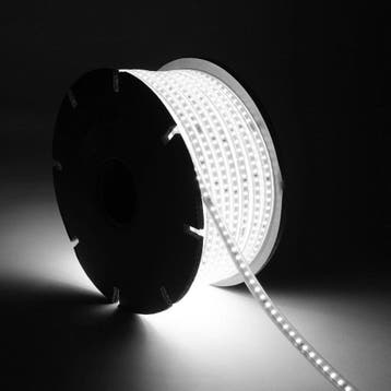 LED strip DIMBAAR - IP65 - Koud Wit - per meter  - 220V, Ophalen of Verzenden, Nieuw, Overige fittingen, Led-lamp