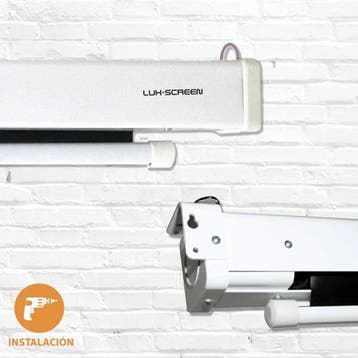 Elektrisch Projectiescherm 100 16:9 Luxscreen, Zichtbaar..., Audio, Tv en Foto, Verzenden, Nieuw