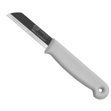 Solingen Schilmesje – RVS Glad – 16 cm met Blade Cover, Ophalen of Verzenden, Nieuw, Rvs of Chroom