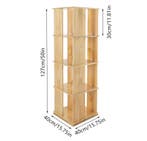 Nieuwe Roterende Kast van PVC Hout – Staande Displaykast 4, Verzenden, Nieuw