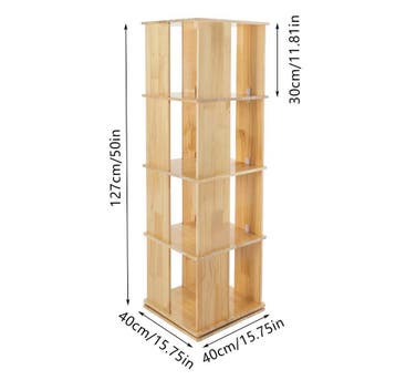 Nieuwe Roterende Kast van PVC Hout – Staande Displaykast 4, Verzenden, Nieuw